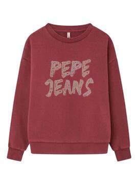 Sweatshirt Pepe Jeans Salome Burgudy Rot Mädchen
