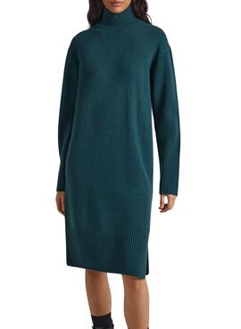 Kleid Pepe Jeans Dasya Knitted Grün für Damen