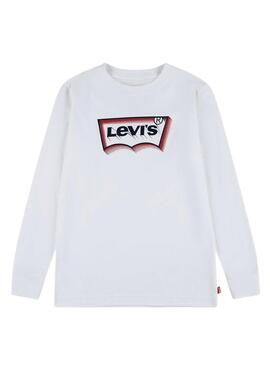 T-Shirt Levis Glow Effect Weiss für Junge