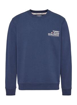 Sweatshirt Tommy Jeans Entry Graphic Marineblau Herren