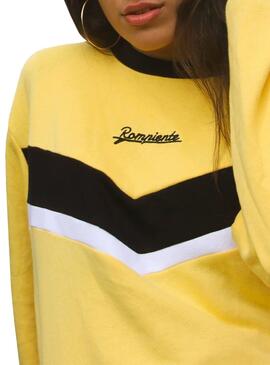 Sweatshirt Rompiente Clothing Schaum Gelb