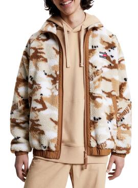 Jacke Tommy Jeans Sherpa Camo für Herren