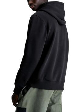Sweatshirt Calvin Klein Jeans Hyper Real Box Schwarz