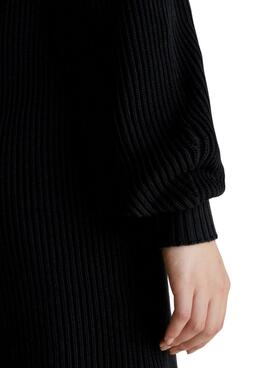 Kleid Calvin Klein Jeans Intarsie Schwarz Damen