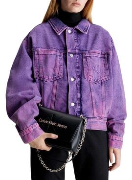 Handtasche Calvin Klein Jeans Sculpted Schwarz Damen