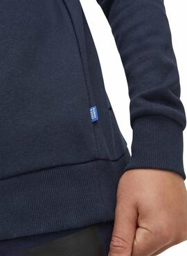 Sweatshirt Jack & Jones Logo Marineblau Junge