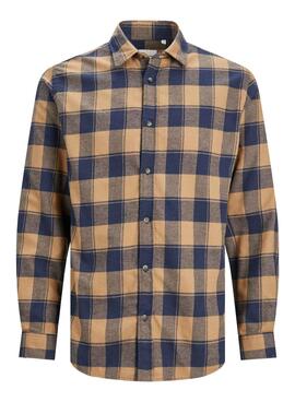 Hemd Jack & Jones Buffalo Kariert Camel Herren