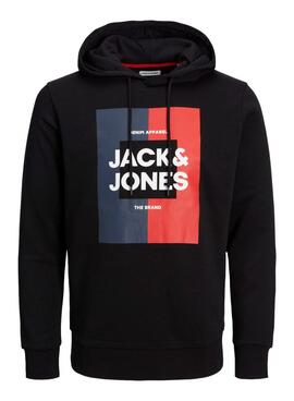 Sweatshirt Jack & Jones Oscar Schwarz für Herren