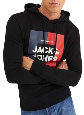 Sweatshirt Jack & Jones Oscar Schwarz für Herren