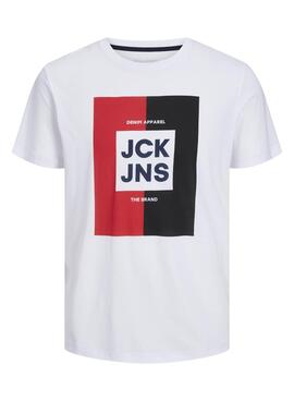 T-Shirt Jack & Jones Oscar Weiss für Herren