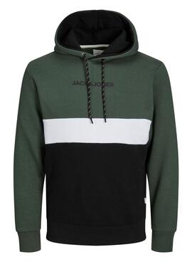 Sweatshirt Jack & Jones Reid Block Grün Herren