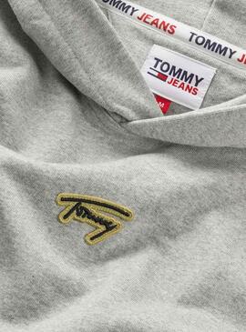 Sweatshirt Tommy Jeans Relaxed Signature Grau Herren