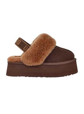 Zuecos UGG Funkette Marron für Damen