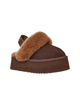 Zuecos UGG Funkette Marron für Damen