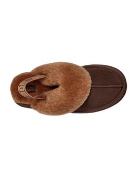 Zuecos UGG Funkette Marron für Damen