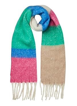 Schal Pieces Bea Long Multicolor für Damen