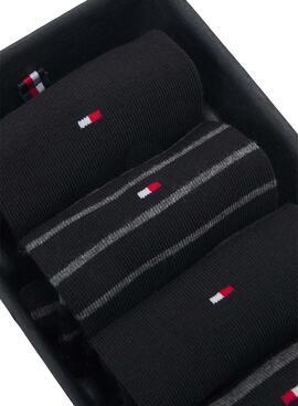 Pack 5 Socken Tommy Hilfiger Men Sock Schwarz