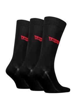 Socken Levis Regular Schnitt Batwing Schwarz Unisex