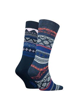 Socken Levis Reg Cut Bootsock Blau Unisex