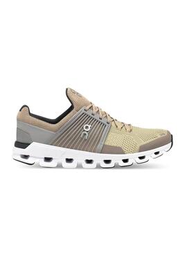 Sneaker On Running CloudSwift Sand Grey Herren