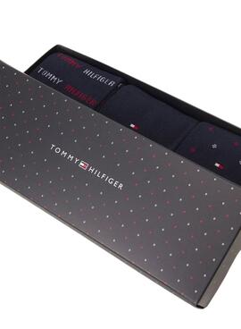 Pack 3 Socken Tommy Hilfiger Giftbox Marineblau