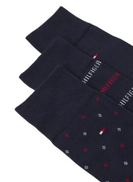 Pack 3 Socken Tommy Hilfiger Giftbox Marineblau