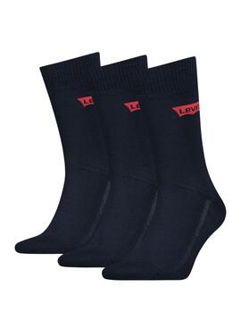 Socken Levis Regular Cut Batwing Marineblau Unisex