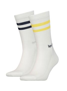 Socken Levis Regular Cut Sport Weiss Unisex