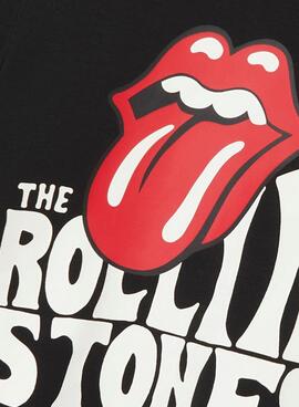 T-Shirt Name It Omrisa Rolling Stones Schwarz Mädchen