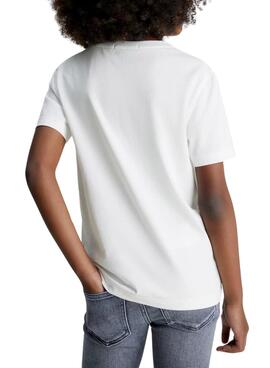 T-Shirt Calvin Klein Jumpsuitgram Weiss Junge