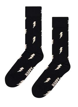 Socken Happy Socks Flash Schwarzs für Herren