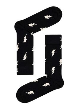 Socken Happy Socks Flash Schwarzs für Herren