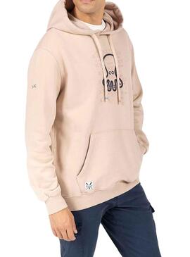Sweatshirt El Pulpo Emblem Rosa für Herren