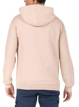 Sweatshirt El Pulpo Emblem Rosa für Herren