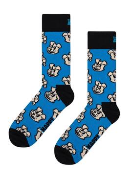 Socken Happy Socks Doggo Blau Herren und Damen