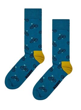 Socken Happy Socks Blaues Fahrrad Herren und Damen