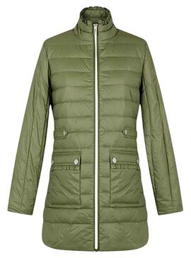 Plumifero Naf Naf Gepolstert Grün für Damen