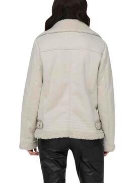Jacke Only Diana Beige für Damen