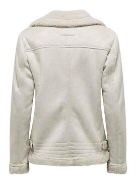 Jacke Only Diana Beige für Damen