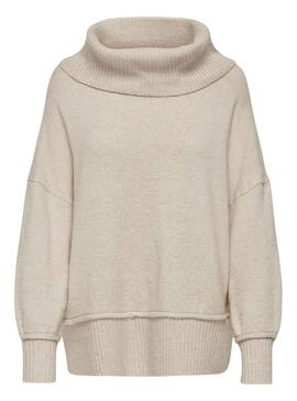 Pullover Only Hazel Beige für Damen