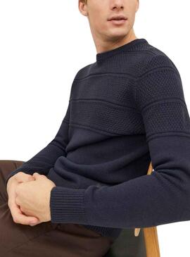 Pullover Jack & Jones Jerry Marineblau für Herren