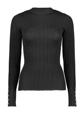 Pullover Only Dima Life Button Schwarz für Damen