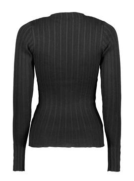 Pullover Only Dima Life Button Schwarz für Damen