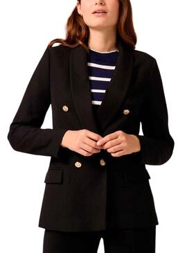 Blazer Naf Naf Militär Schwarz für Damen