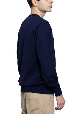 Pullover Klout Basic Marineblau für Herren