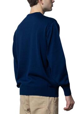 Pullover Klout Basic Blau für Herren
