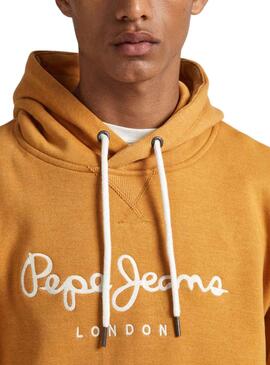 Sweatshirt Pepe Jeans Neues Hoodie Gelb Herren