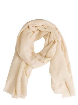 Schal Naf Naf Metallic Beige für Damen