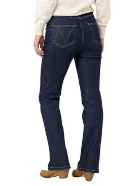 Hose Jeans Naf Naf Brut Marineblau für Damen