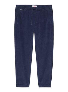 Hose Tommy Jeans Corduroy Marineblau Herren